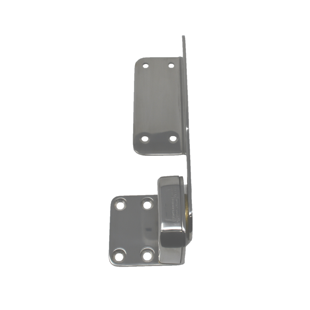 TACO Marine Command Ratchet Hinges, 9-3/8 in, Polished Type-304 Stainless Steel, Pair
