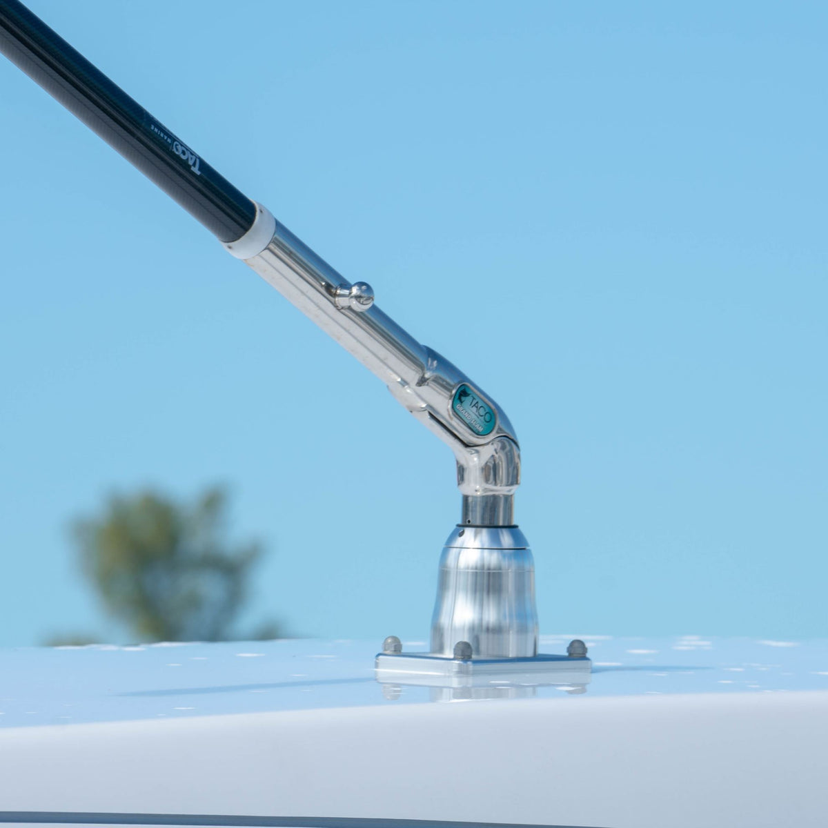 TACO Marine Grand Slam 380-LE Outrigger Mount Pair, For 1-1/2 in Outriggers, 25-40 ft Boats
