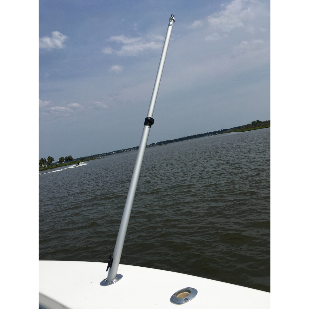 TACO Marine Tele-Sun Aluminum Shade Poles, 44.6-69.37 in, 2pk