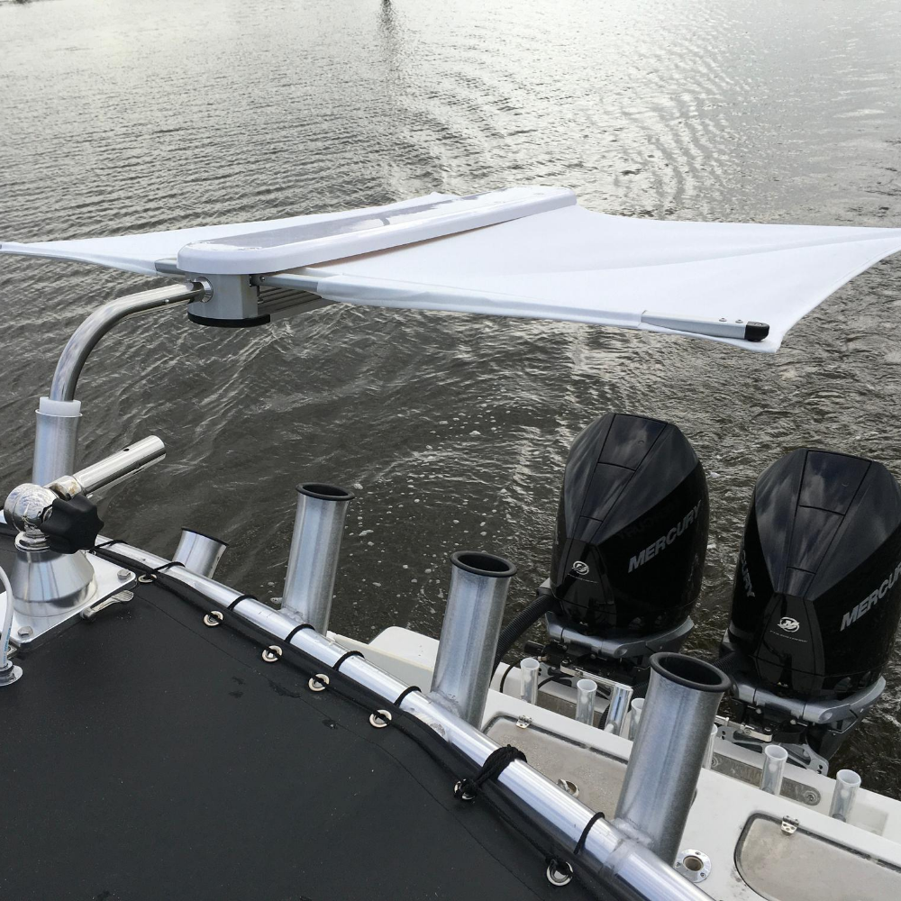 TACO Marine ShadeFin Fixed Rod Holder Mount, For Standard Rod Holders, Type-304 Stainless Steel, Nylon Sleeve, Locking Knob