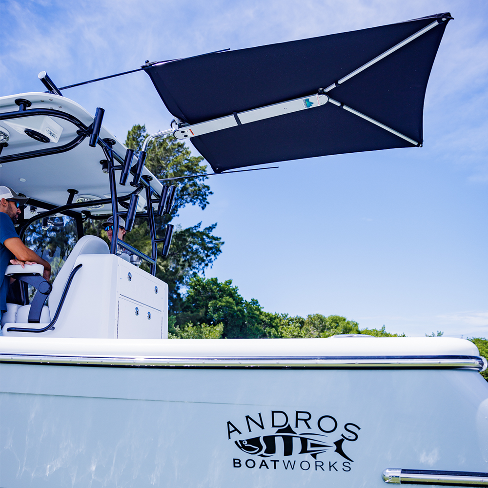 TACO Marine ShadeFin Fixed Rod Holder Mount, For Standard Rod Holders, Type-304 Stainless Steel, Nylon Sleeve, Locking Knob