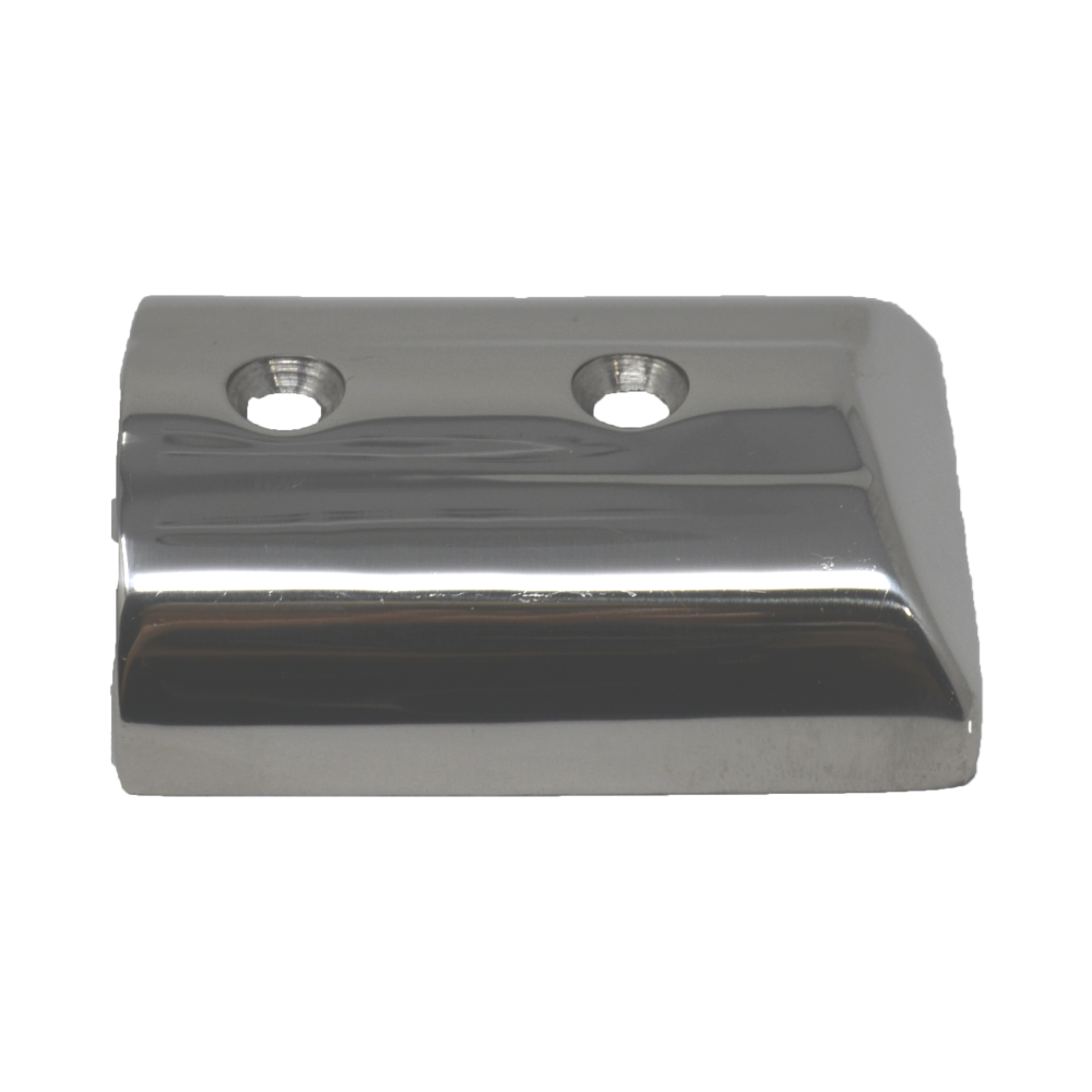 TACO Marine SuproFlex Small Rub Rail End Cap, For V11-9960, Type-316L SS, Mirror Polish