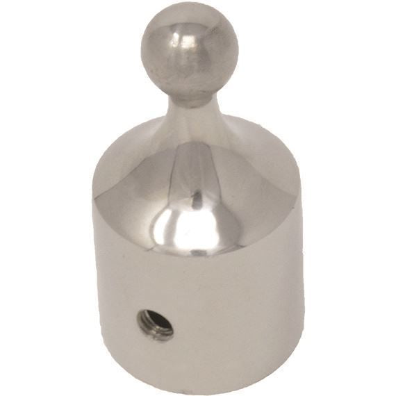 TACO Marine Ball & Socket Top Cap, For 7/8 in Tube, SS316L, Set Screw