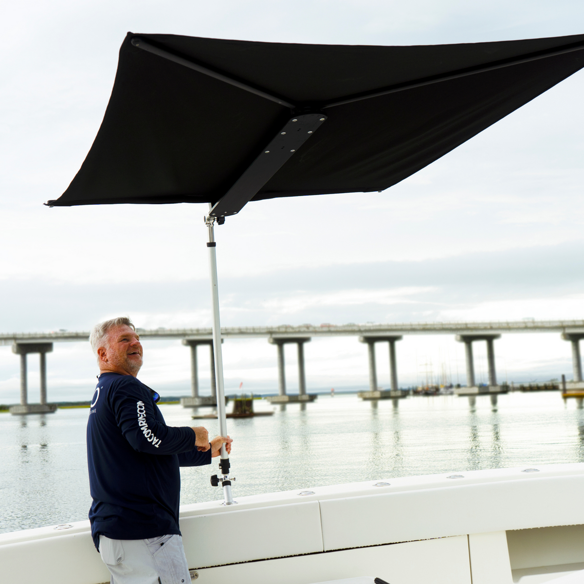 TACO Marine ShadeFin Telescopic Rod Holder Accessory, 42-67 in