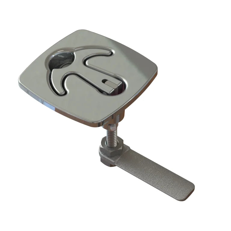 TACO Marine LATCH-tite Square Latch, 2-7/16 in, SS316, Polished