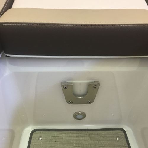 TACO Marine Removable Side Mount Bracket, For Table Pedestal System, 316L Stainless Steel, Polished, 4-7/8 in W x 4 in H x 1/2 in D