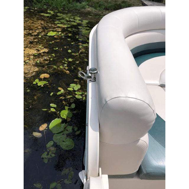 TACO Marine Pontoon Fender Lock, SS316, 1 in Button, Fits 1 in to 1-1/4 in Square Tubes
