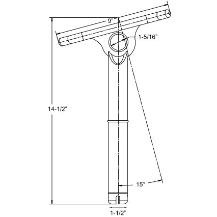 TACO Marine Multi-Purpose Portable Cleat, 15 Degree, Type-304 Stainless Steel, Standard Rod Holder Fit