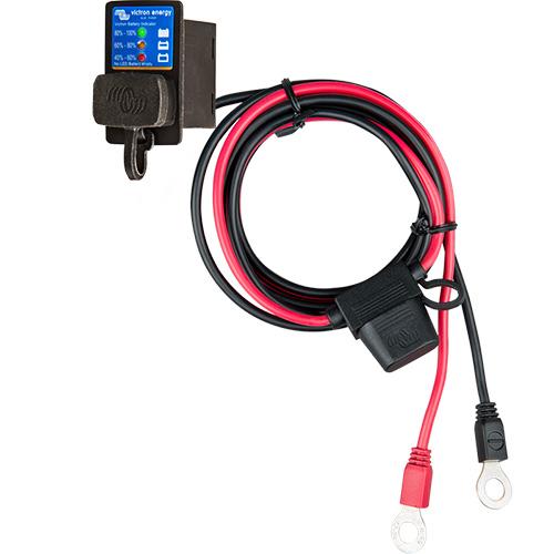Victron Energy Battery Indicator Eyelet M8, For Blue Smart IP65 Chargers, 30A ATO Fuse, 1.5m 12 AWG Cable