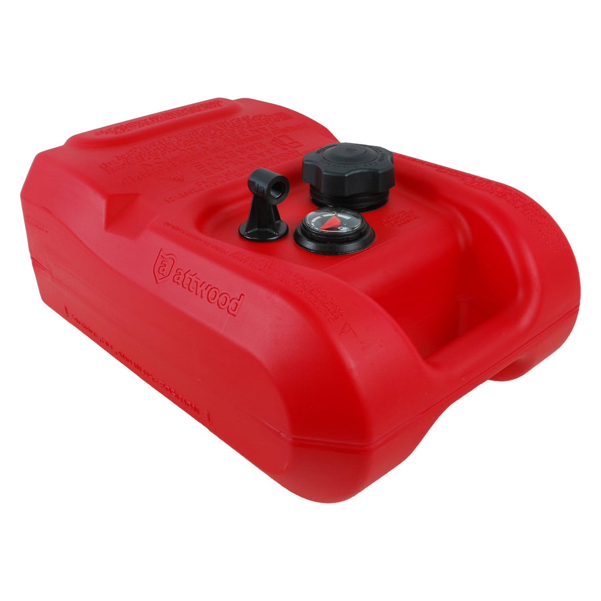 Attwood Marine Portable Fuel Tank, EPA/CARB, 1/4 in NPT, Multi-Layer HDPE/EVOH