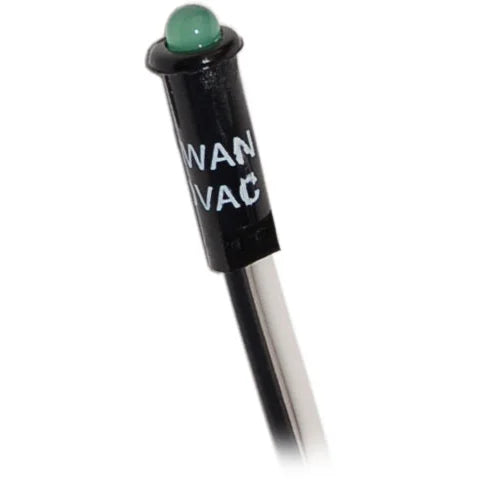 Blue Sea Systems Panel LED Indicator Light, For Circuit Breaker Panels, 11/64 in Mounting Hole, Push-In Mount