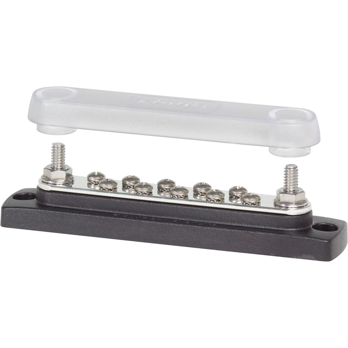 Blue Sea Systems Common 150A BusBar, 48V DC, 300V AC, Tin-Plated Copper Bus
