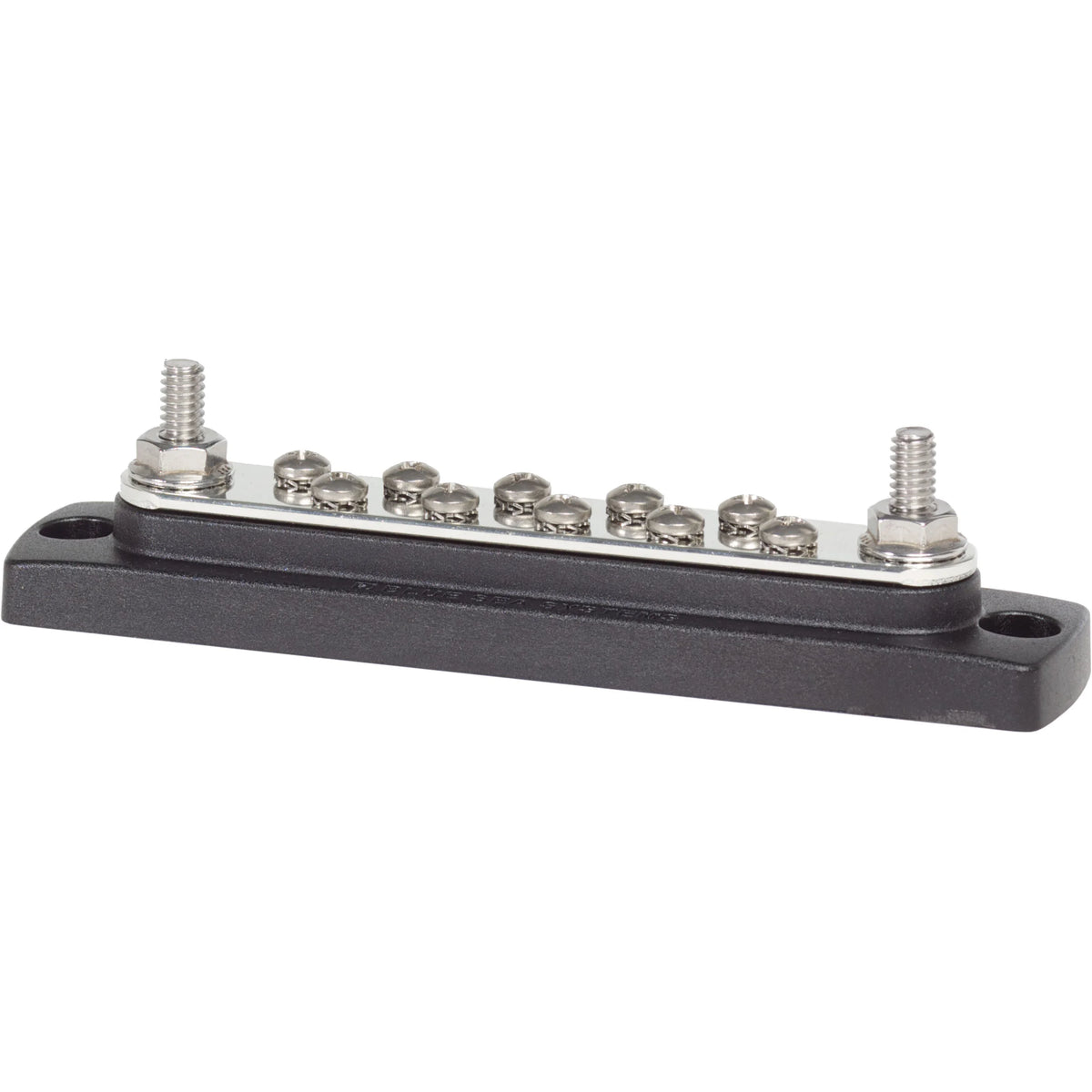 Blue Sea Systems Common 150A BusBar, 48V DC, 300V AC, Tin-Plated Copper Bus