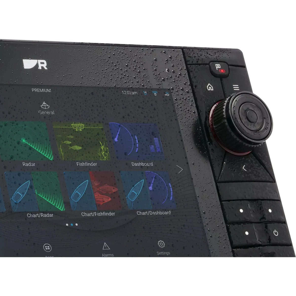 Raymarine Axiom 2 Pro RVM Chartplotter/Fishfinder, RealVision MAX CHIRP, HybridTouch, Built-In GPS, NMEA 2000, IPx6/IPx7