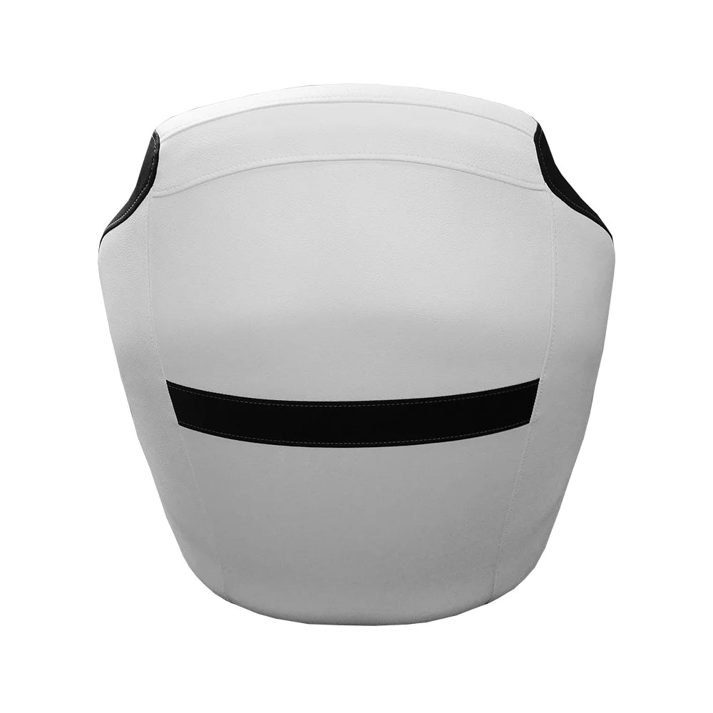 TACO Marine Anclote Bucket Seat, Integrated Seat Suspension, Adjustable Bolster, 5.25 in 4-Hole Pedestal Mount