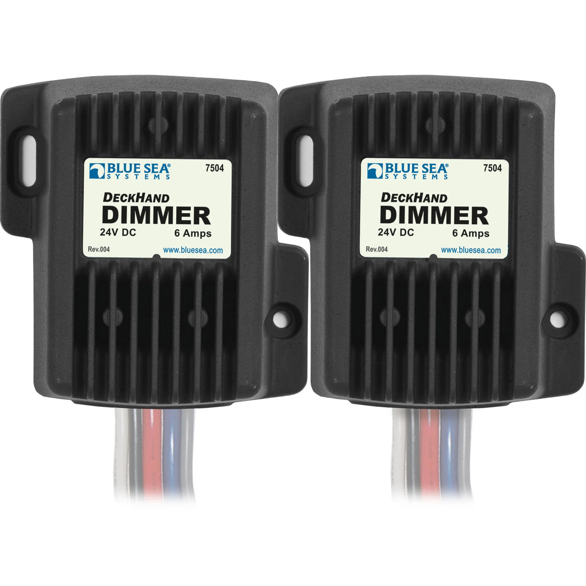 Blue Sea Systems DeckHand Dimmer, For Non-Regulated LED, Incandescent and Halogen Lights, 0-100% Voltage Control, Momentary Switch, Last Setting Memory