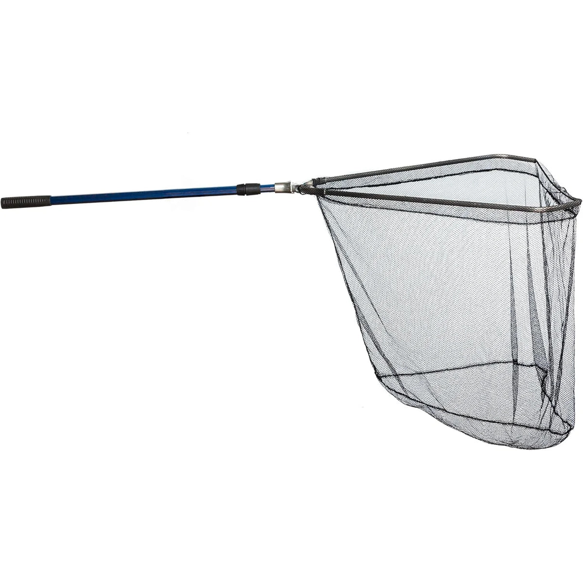 Attwood Marine Fold-N-Stow Fishing Net, Knot-Free Netting, Flip-Handle Lock