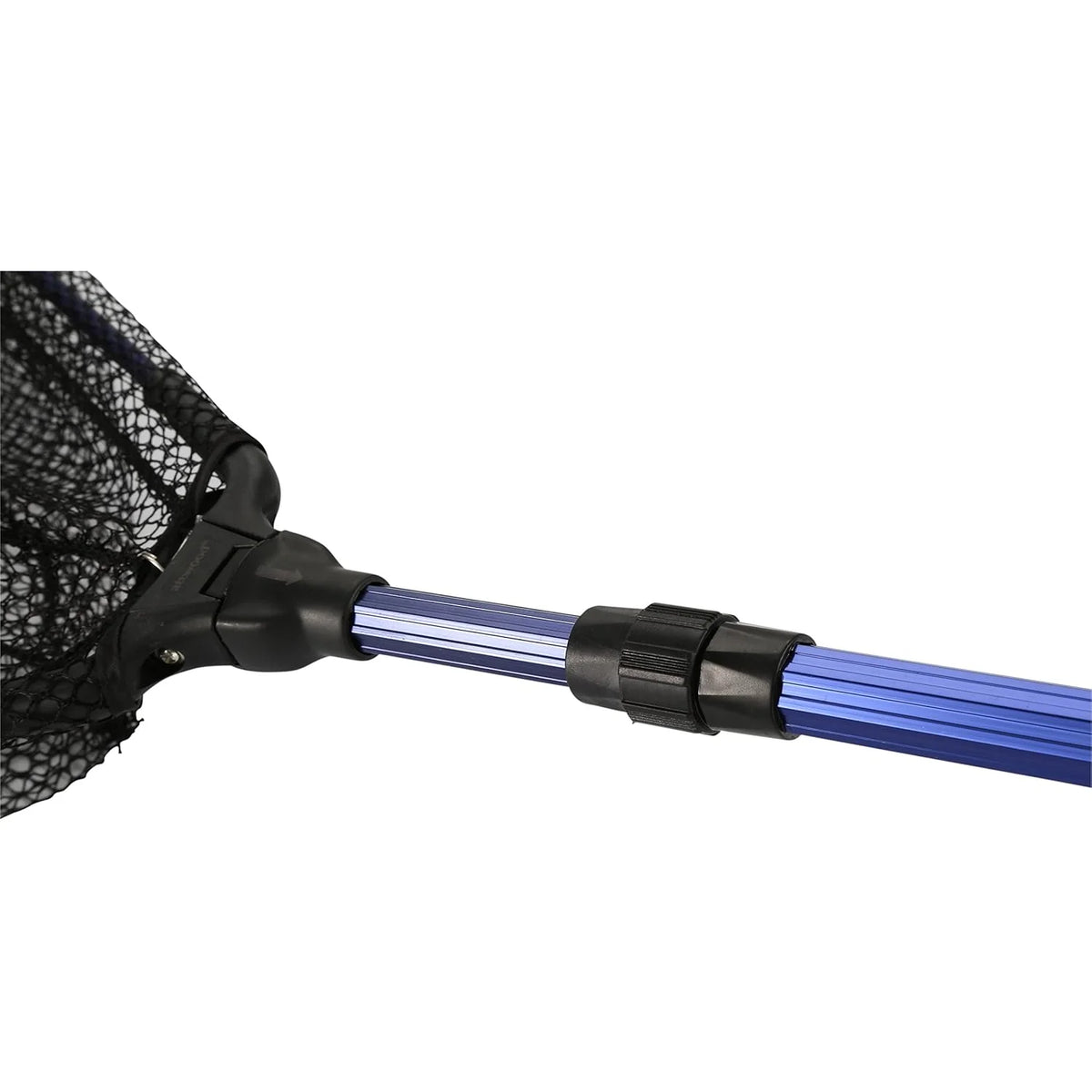 Attwood Marine Fold-N-Stow Fishing Net, Knot-Free Netting, Flip-Handle Lock
