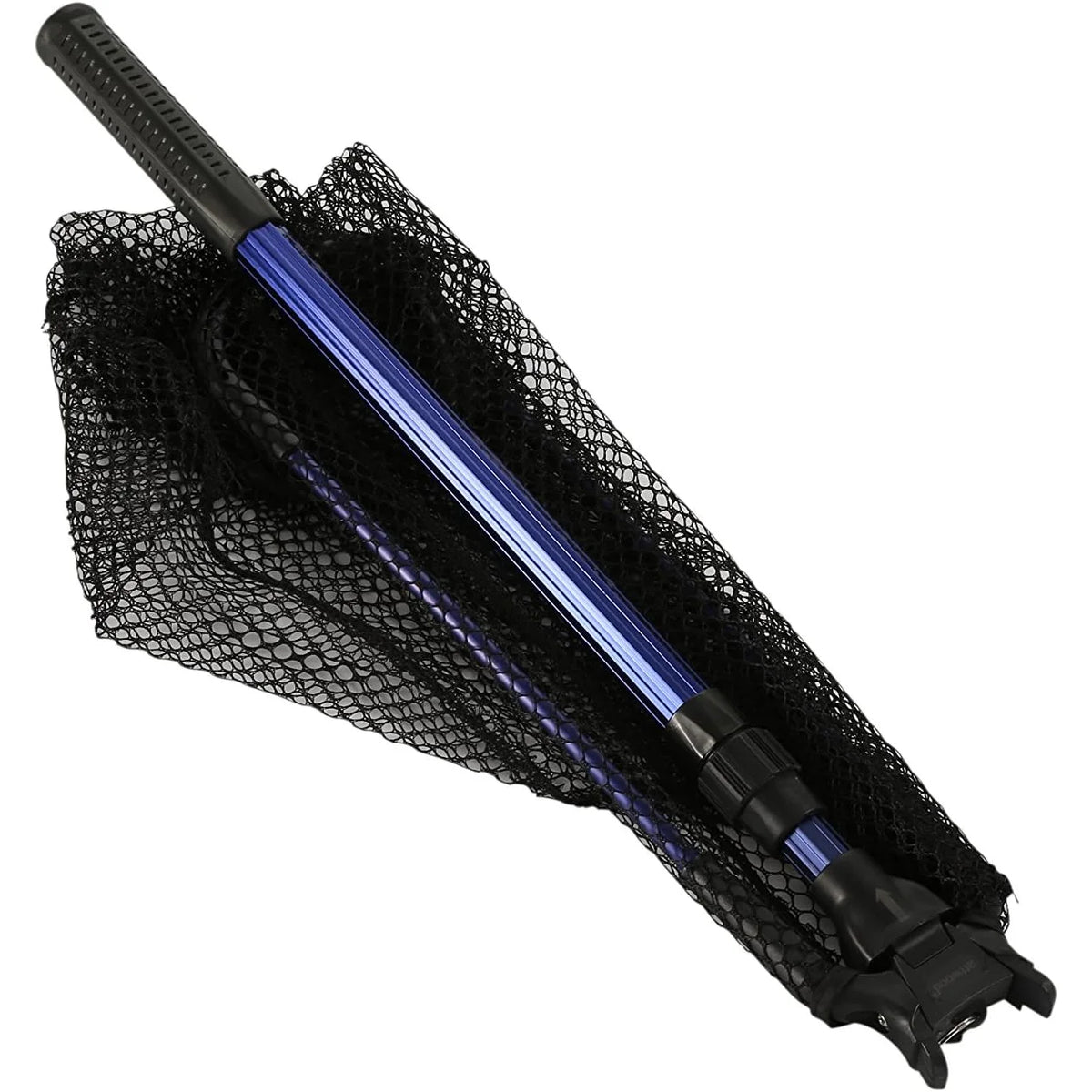 Attwood Marine Fold-N-Stow Fishing Net, Knot-Free Netting, Flip-Handle Lock