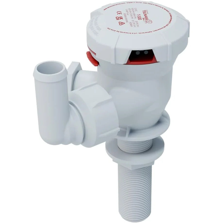 Attwood Marine Tsunami Mk2 T500 Livewell Aerator Pump, 12V, 500 GPH
