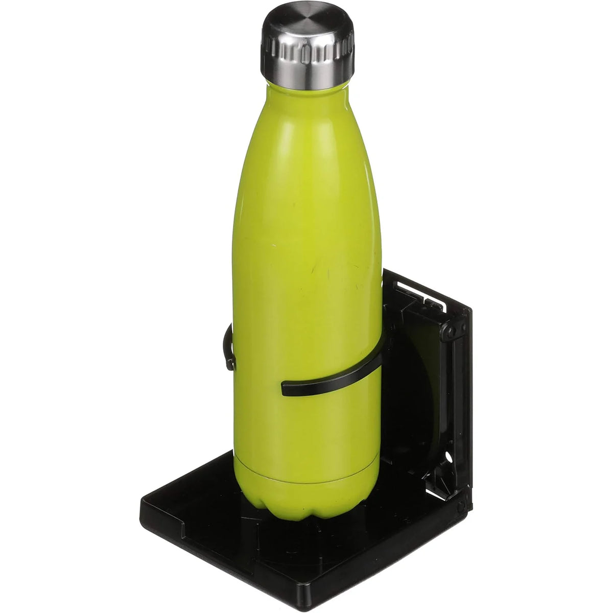 Attwood Marine Fold-Up Drink Holder, Dual Ring, Polycarbonate, 7/8 in Closed Depth