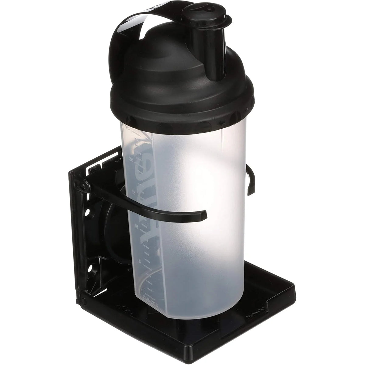 Attwood Marine Fold-Up Drink Holder, Dual Ring, Polycarbonate, 7/8 in Closed Depth