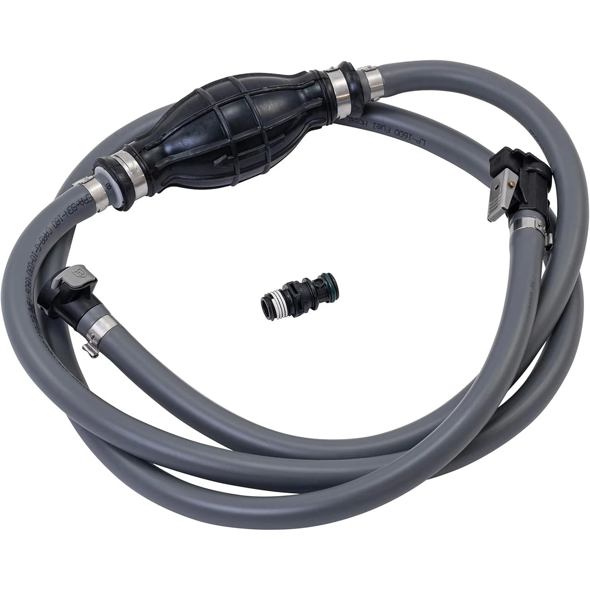 Attwood Marine Mercury Fuel Line Kit, 3/8 in x 6 ft, Universal Sprayless Connector