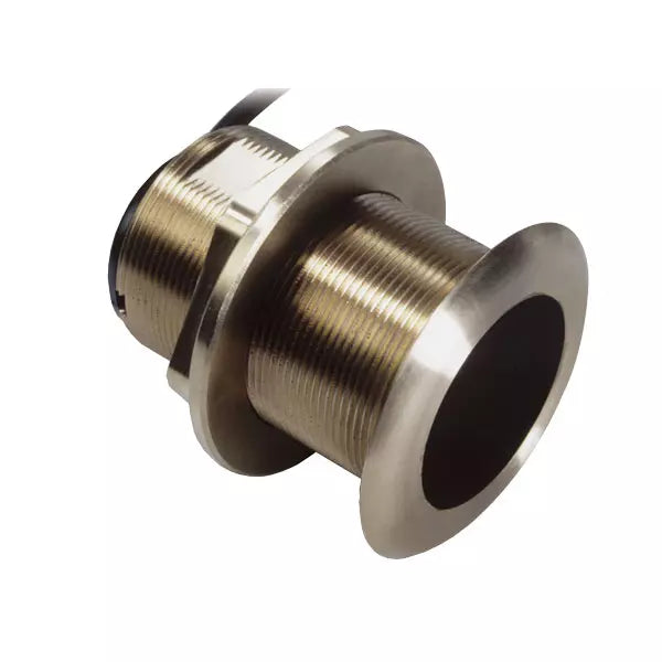 Raymarine B60 Through-Hull Transducer, 50/200 kHz, 600W, Bronze, Tilted Element, Depth/Temperature
