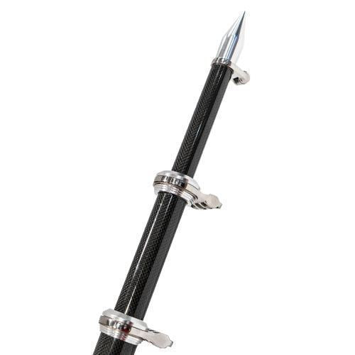 TACO Marine OT-CF Series Carbon Fiber Tele-Outrigger Poles, 1-1/2 in, Pair