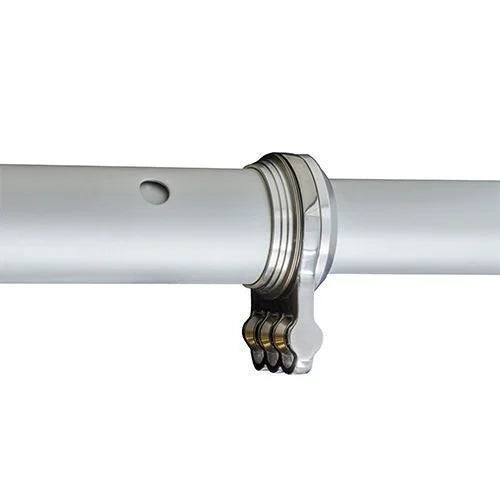TACO Marine 18 ft Deluxe Aluminum Tele-Outrigger Poles, Pair, For GS-280/2801/380/390/400 Mounts, 1-1/2 in Butt, 360 Degree Swivel Collars