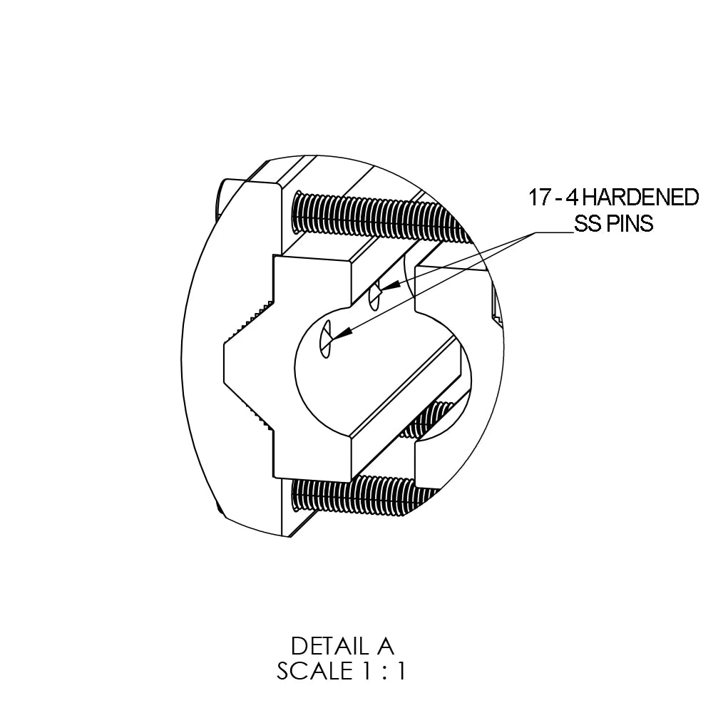 TACO Marine ShadeFin Mini Rail Mount, 6061 Aluminum, Type-304 SS Screws, Misty Silver Finish