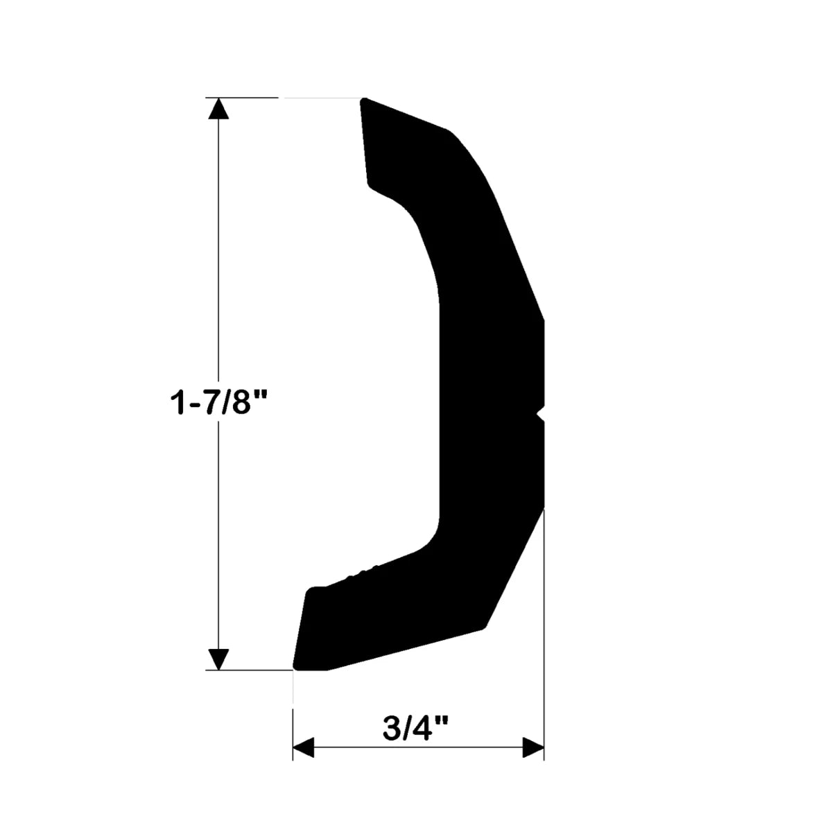 TACO Marine Semi-Rigid Vinyl Rub Rail Kit, Continuous Coil