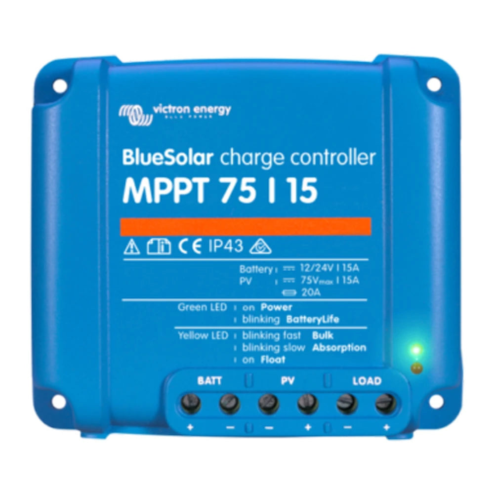 Victron Energy BlueSolar MPPT Solar Charge Controller, 12/24V, Load Output