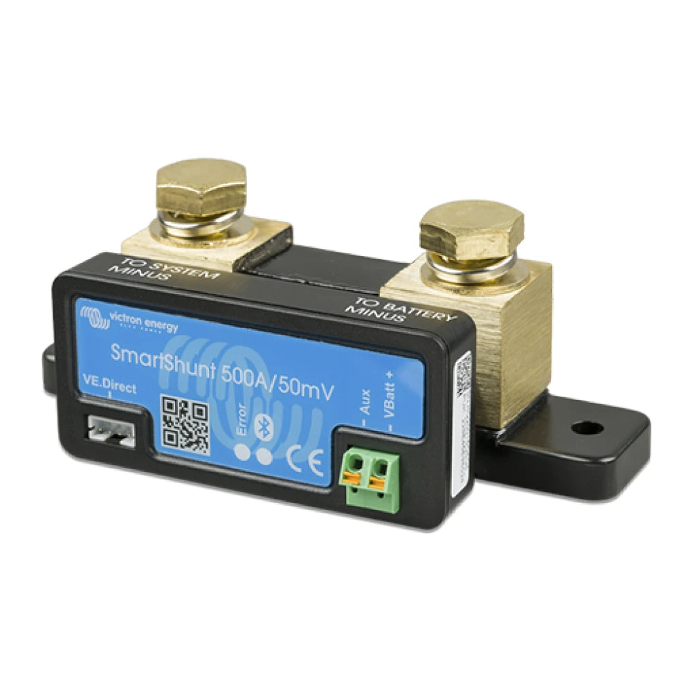 Victron Energy SmartShunt IP21 Battery Monitor, Bluetooth, VE.Direct, 6.5-70VDC