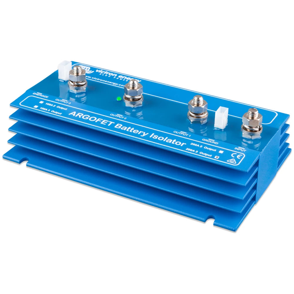 Victron Energy Argofet Battery Isolators, Alternator Energize Input, 12/24V Auto Ranging
