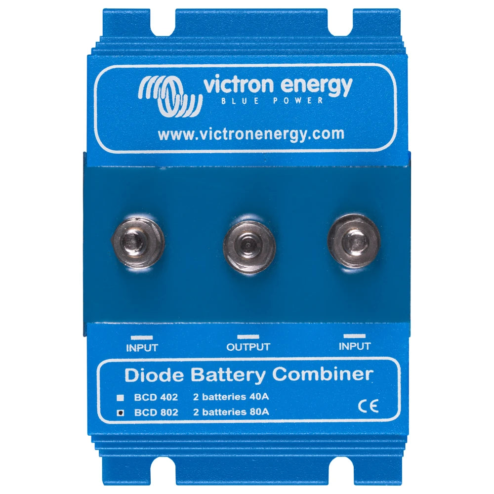 Victron Energy Argo Diode Battery Combiner, For 2 Batteries, 12V and 24V, M6 Bolts