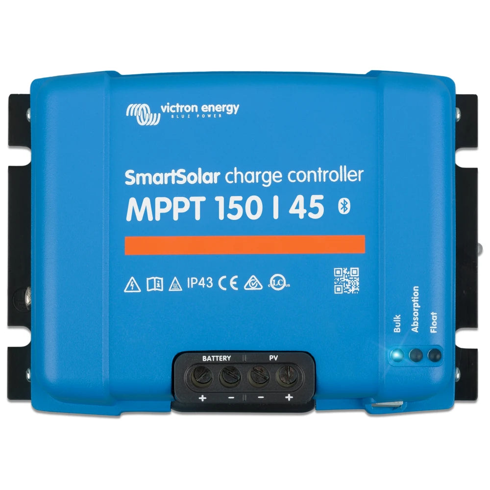 Victron Energy SmartSolar MPPT Solar Charge Controller, 150V, 12/24/48V, Built-In Bluetooth