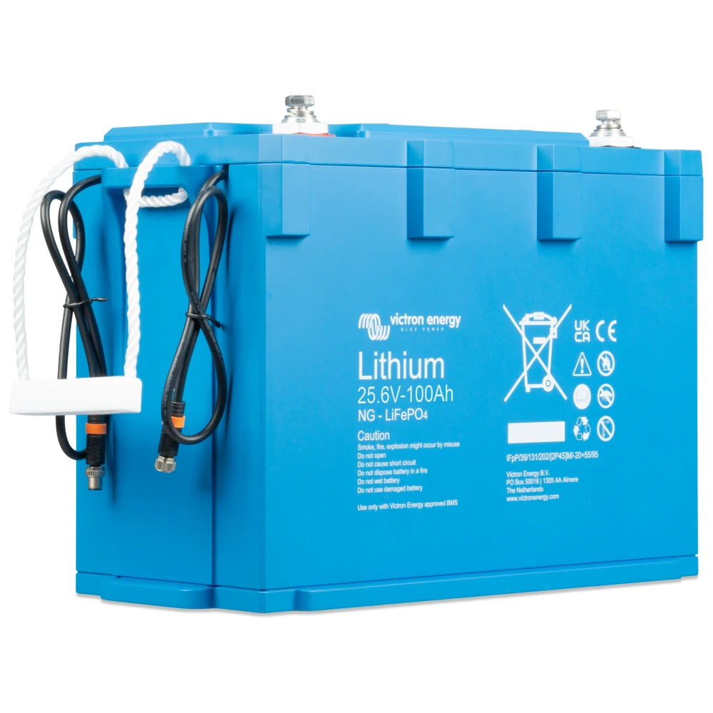 Victron Energy Lithium NG LiFePO4 Battery, 25.6V, IP65