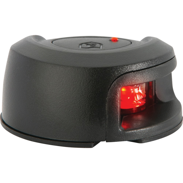 Attwood Marine LightArmor LED Deck Mount Navigation Lights, 2NM, 12V, IP67, Black Composite