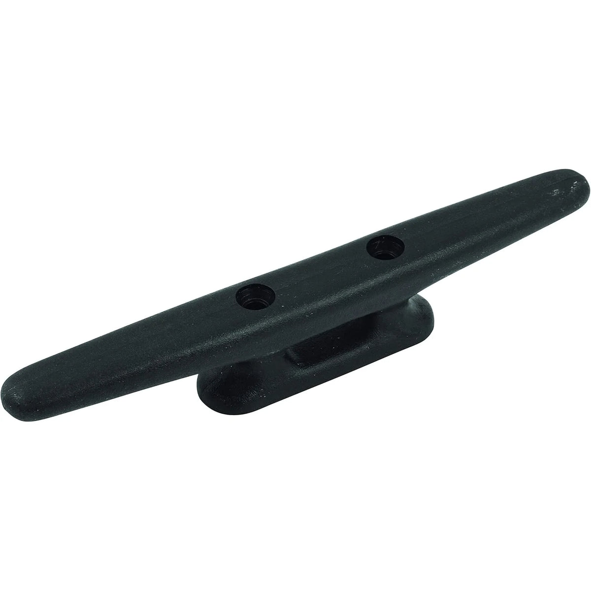 Attwood Marine Nylon Open Base Cleat, 2-Hole, Black, UV Resistant