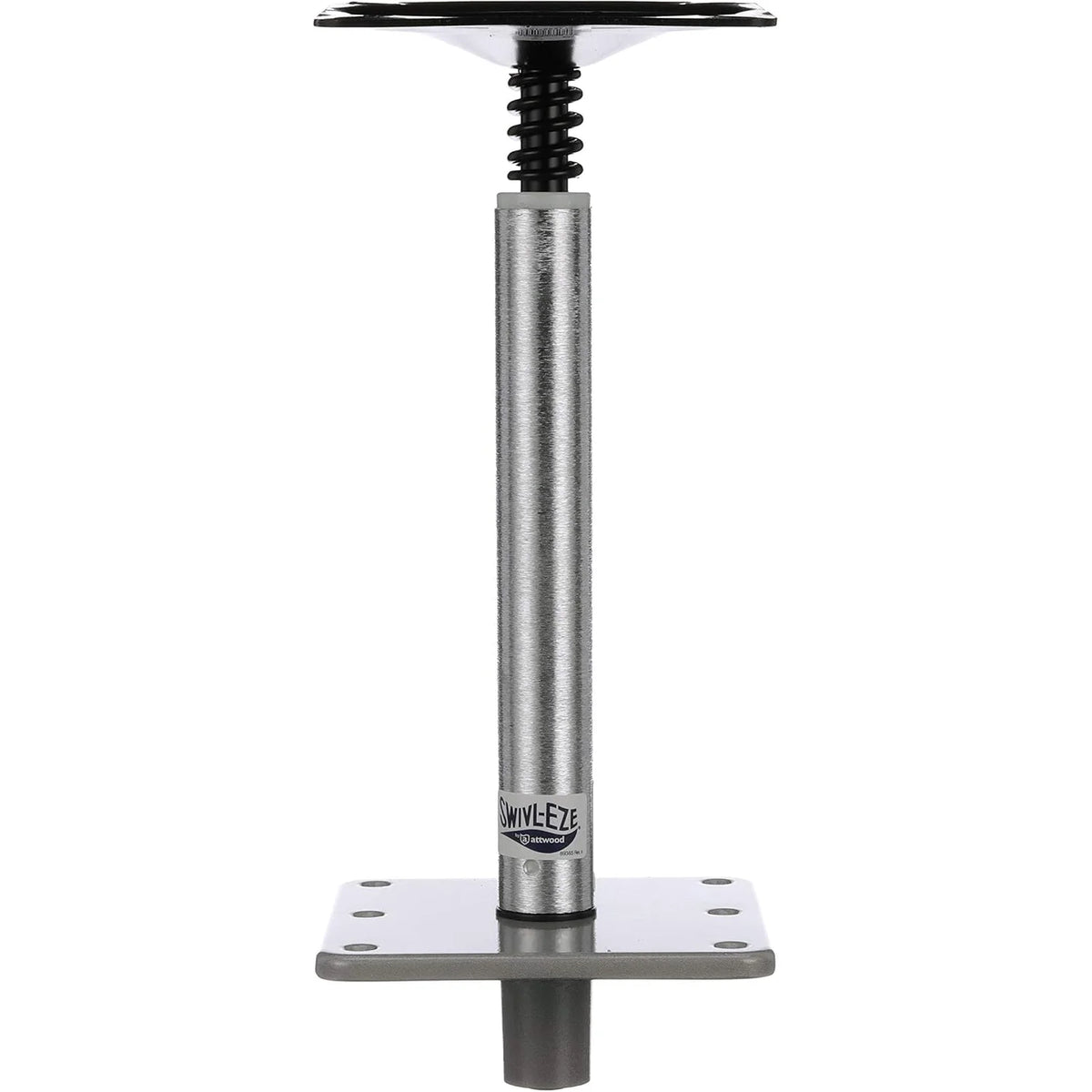 Attwood Marine Lock'N-Pin 3/4 in Pedestal Kit, 11 in Post, 7 x 7 in Base Plate