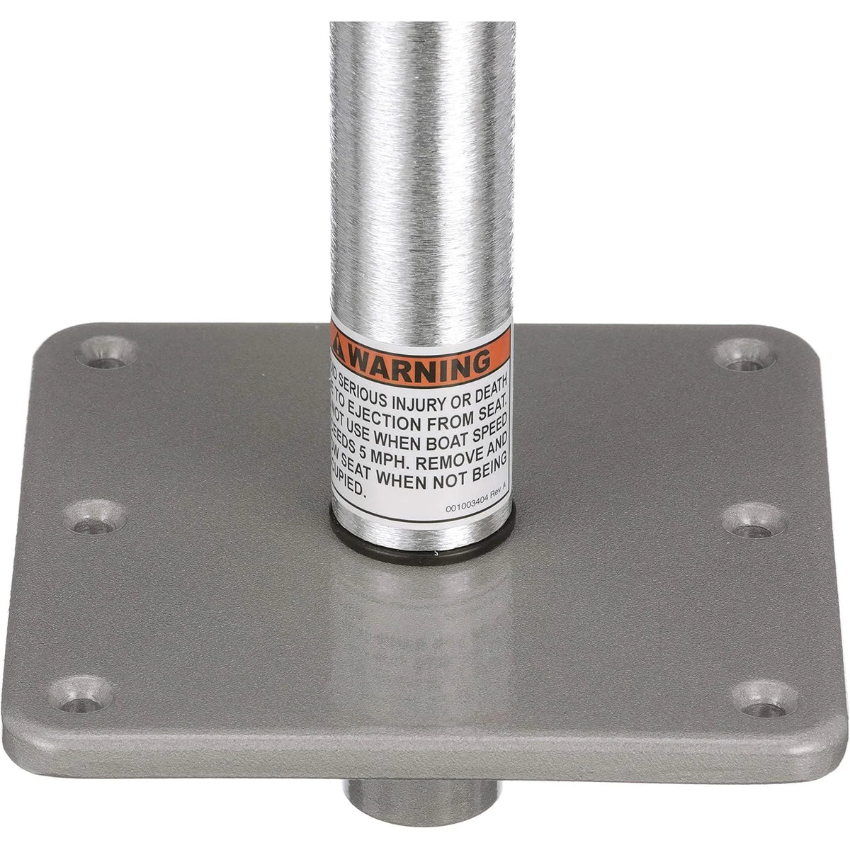 Attwood Marine Lock'N-Pin 3/4 in Pedestal Kit, 11 in Post, 7 x 7 in Base Plate