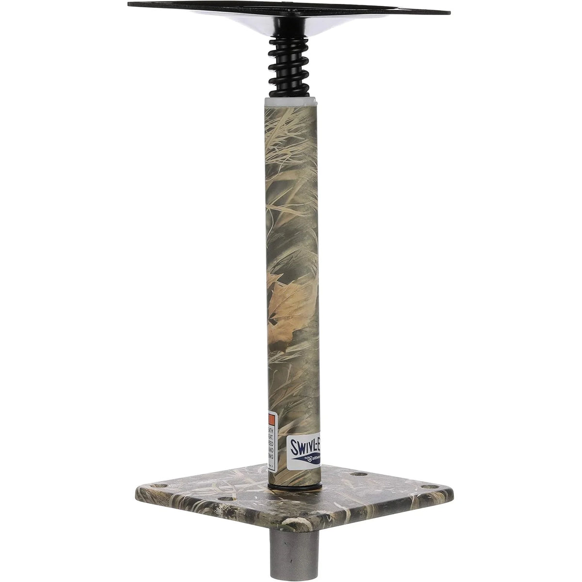 Attwood Marine Lock'N-Pin 3/4 in Pedestal Kit, 11 in Post, 7 x 7 in Base Plate