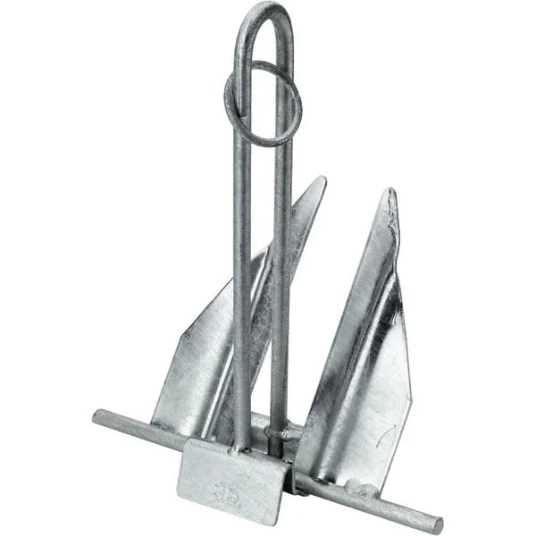 Attwood Marine Slip-Ring Penetrating Fluke Anchor, Hot Dip Galvanized Steel