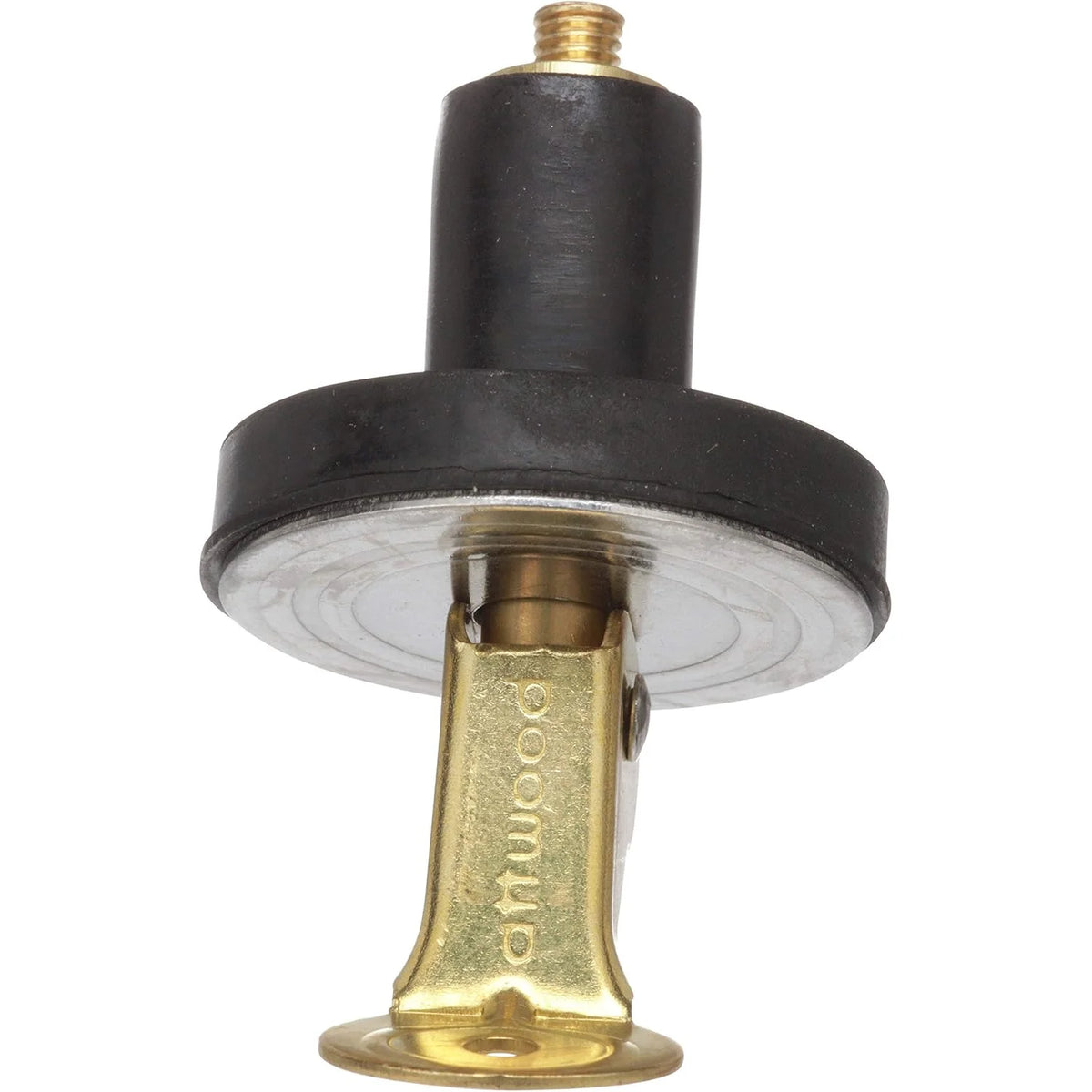 Attwood Marine Livewell/Bailer Drain Plug, Snap-Handle, Cam-Action Neoprene, Brass Snaps and Plates