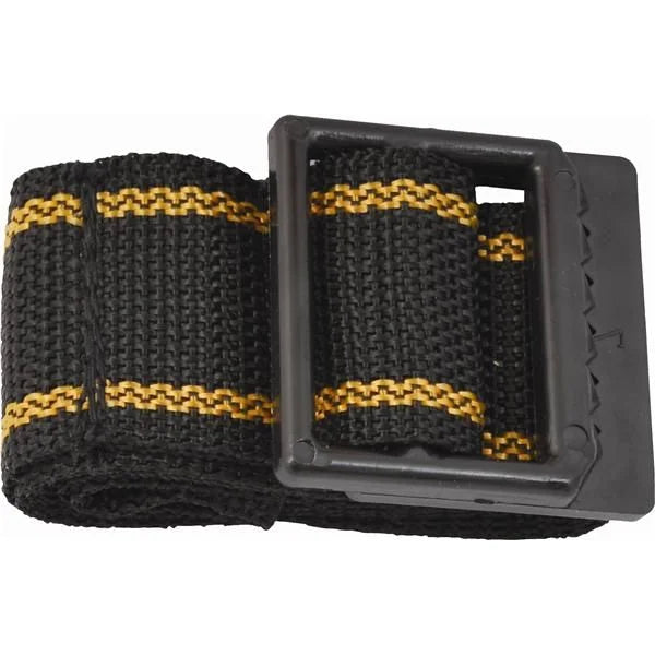 Attwood Marine Battery Box Hold-Down Straps, Woven Polypropylene, Firm-Grip Buckles, Battery Acid-Resistant