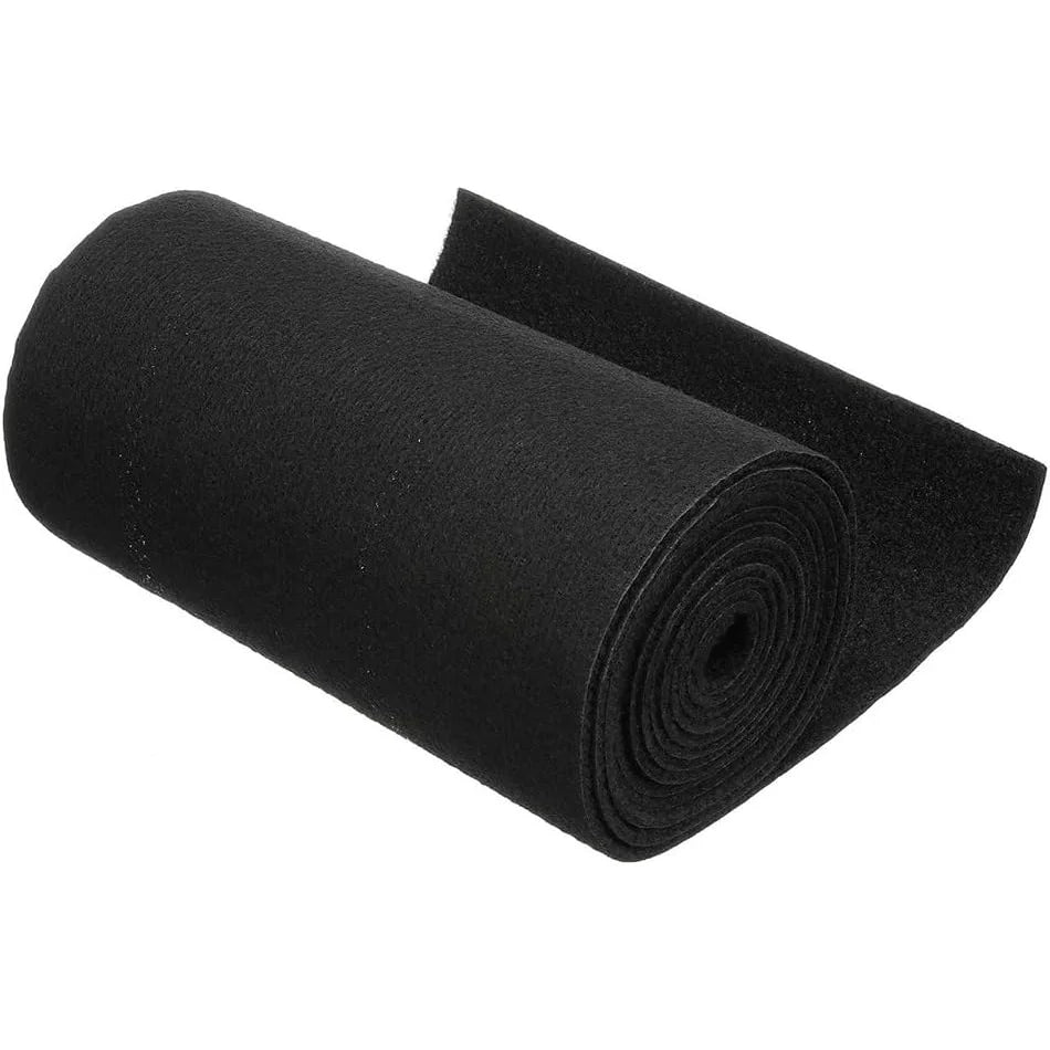 Attwood Marine Trailer Bunk Padding, 12 ft Roll, Polypropylene Marine Carpet, Acrylic Backing, Charcoal