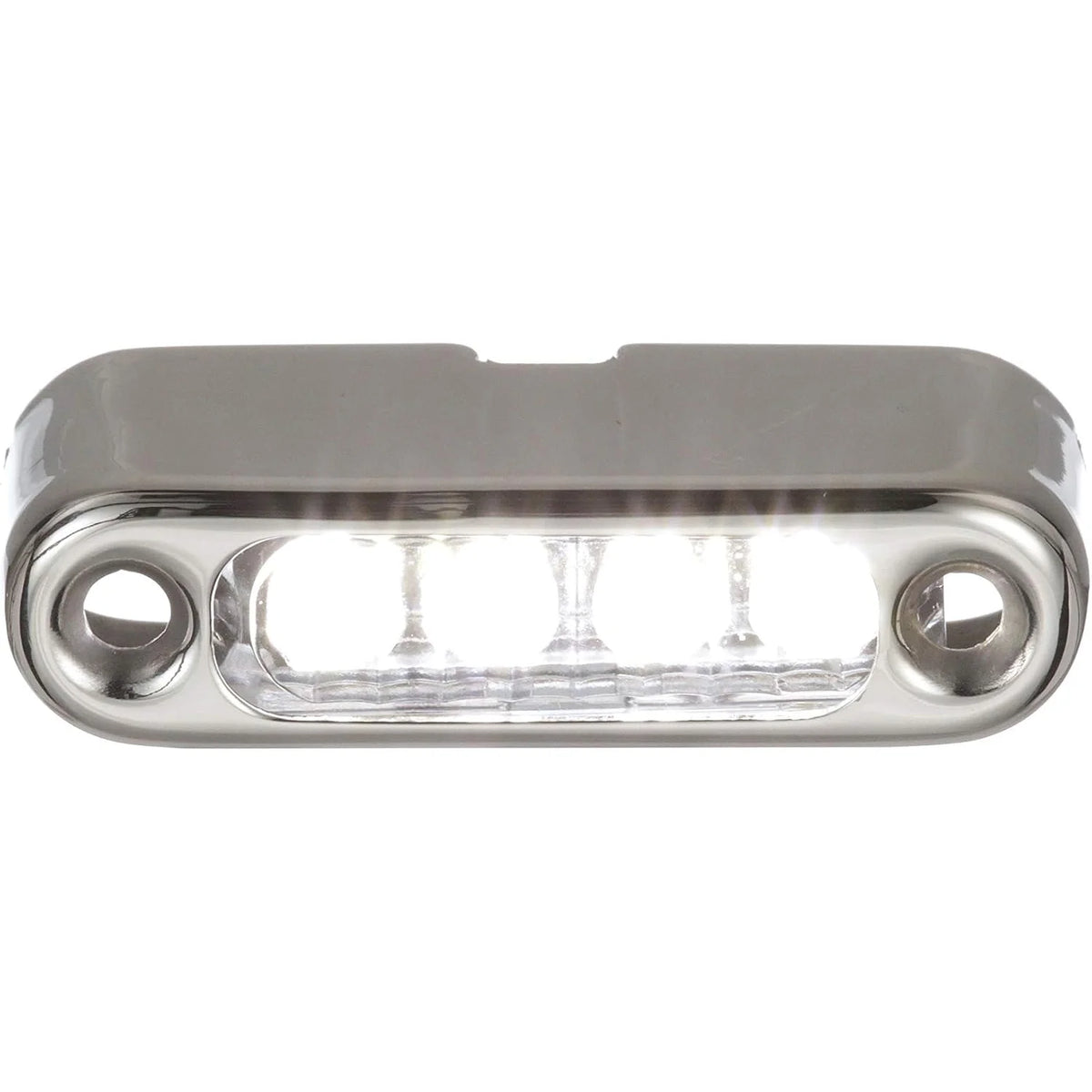 Attwood Marine Micro LED Courtesy Light, 12V DC, 316 Stainless Bezel, Vertical Mount
