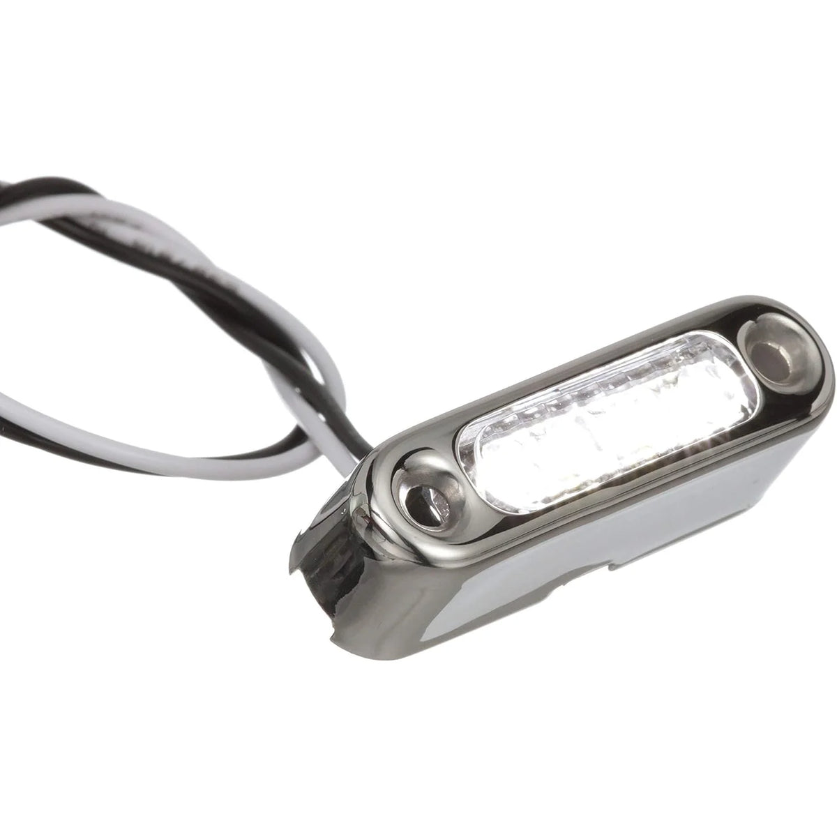 Attwood Marine Micro LED Courtesy Light, 12V DC, 316 Stainless Bezel, Vertical Mount