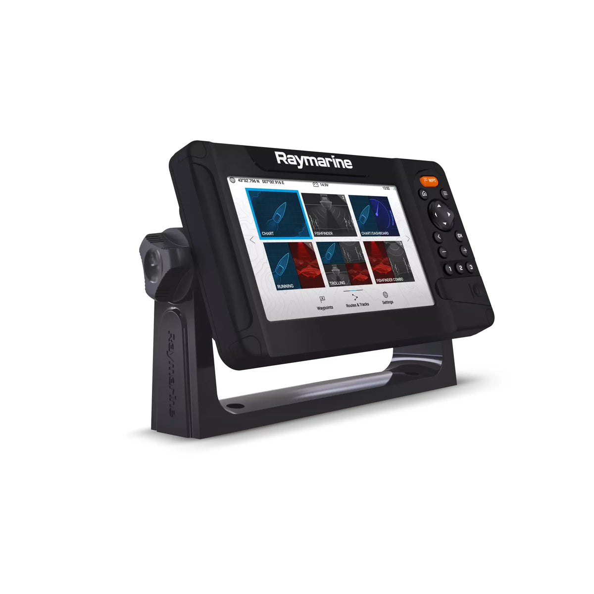 Raymarine Element S Chartplotter with Single Channel Sonar, 10Hz GPS/GNSS, High CHIRP, NMEA 2000, 8-16V, IPX6/IPX7
